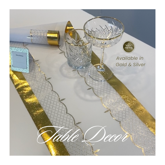 Gold Table Runners (Catering Pack of 6)