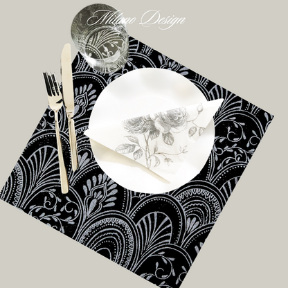 Black Placemats (Pack 25)