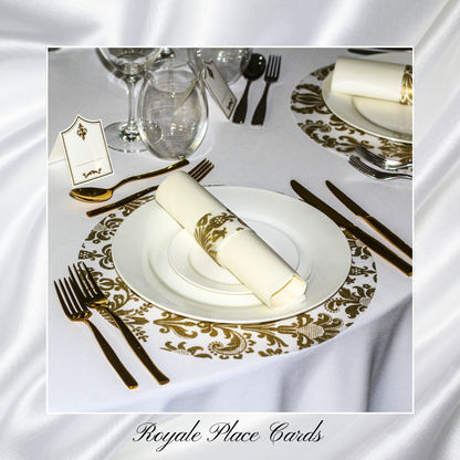 Gold Place Cards (Pack 25)