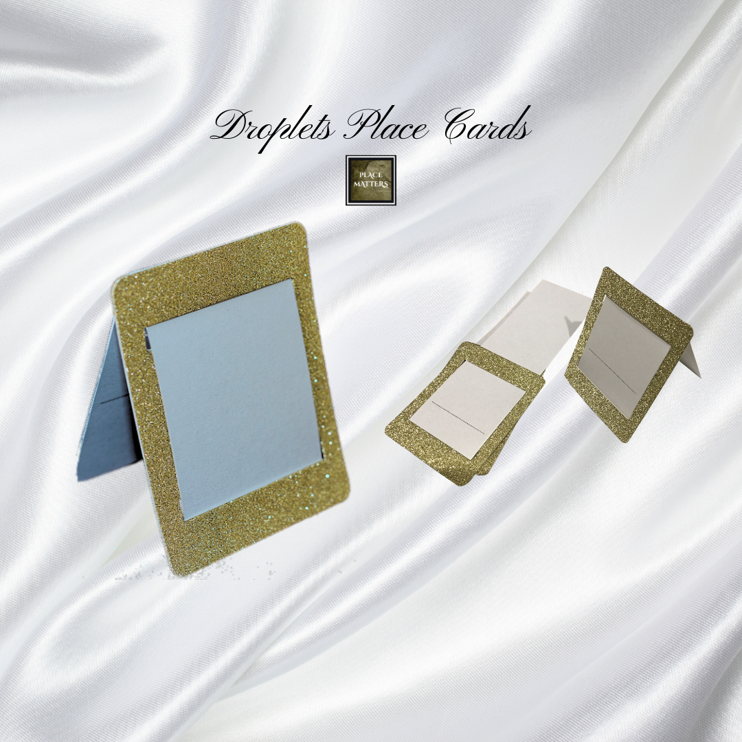 Gold Place Cards (Pack 25)