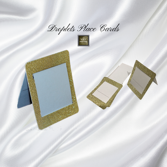 Gold Place Cards (Pack 25)