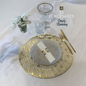 Gold Placemats Round (Pack 25)