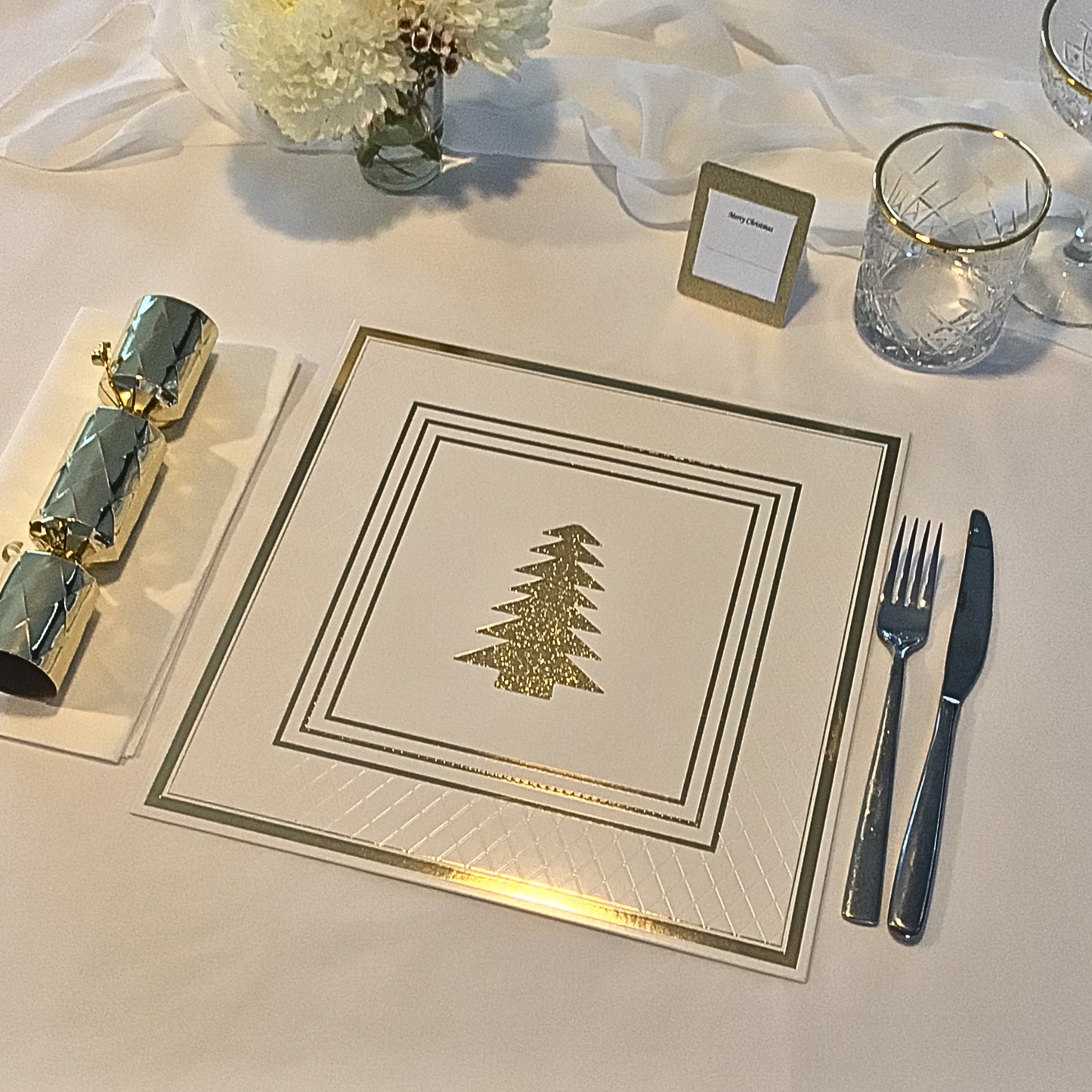 Gold Christmas Placemats (Pack of 25)