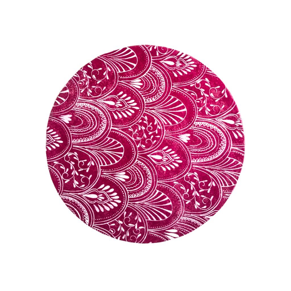 Pink Placemats (Milano) Pack of 20 (Round) - Place Matters