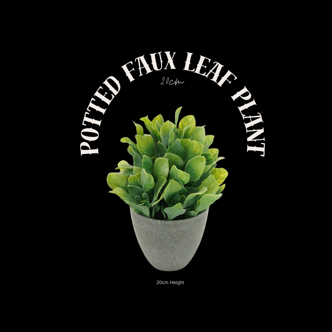 Potted Faux Plant (Pack of 6)