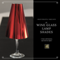 Gold Wine Glass Lamp Shades (Anni Design)(Pack of 12)