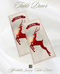 Christmas Tree Napkin Decor Gold & Silver (Pack 25)