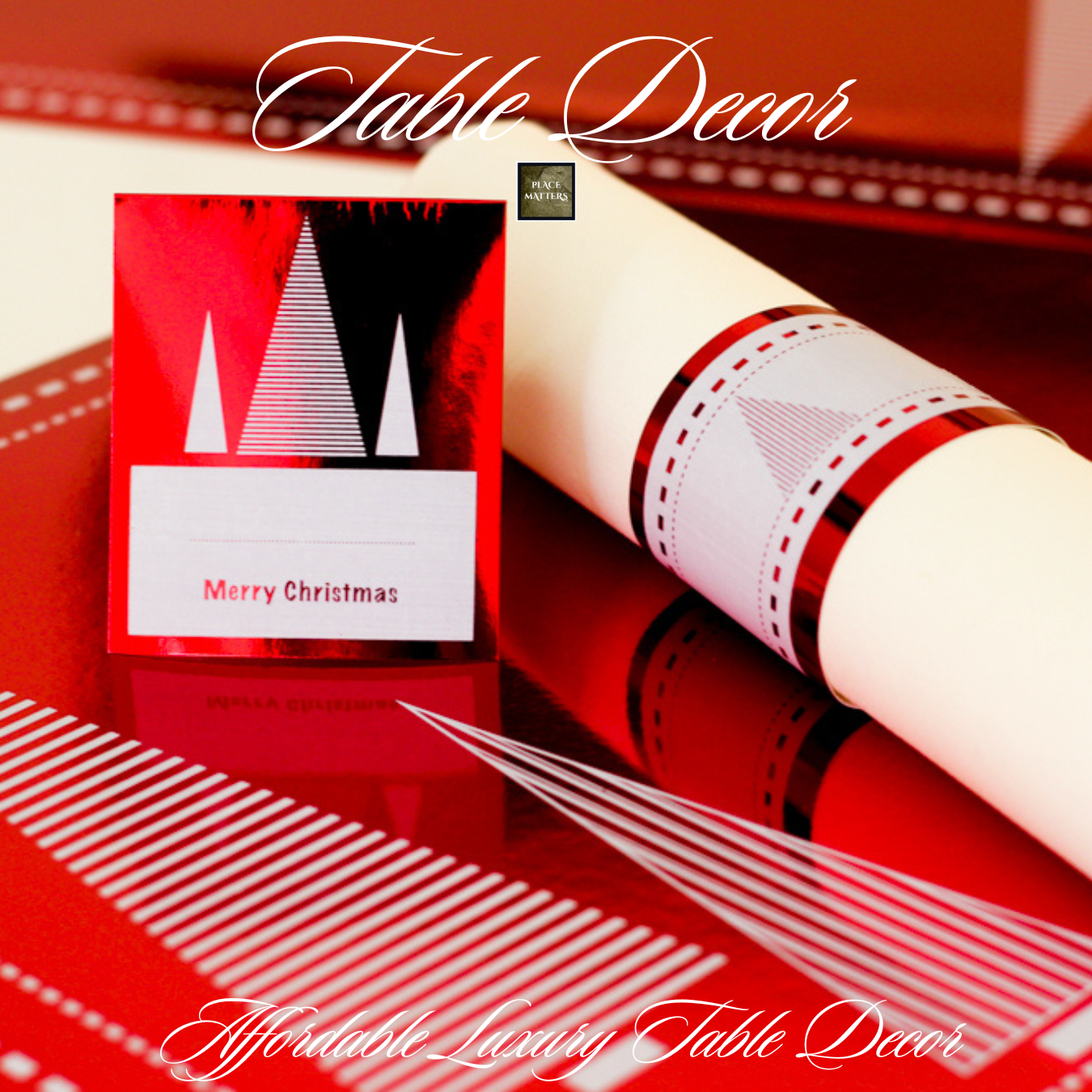 Red Christmas Placemats (Pack 25)
