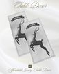 Christmas Tree Napkin Decor Gold & Silver (Pack 25)