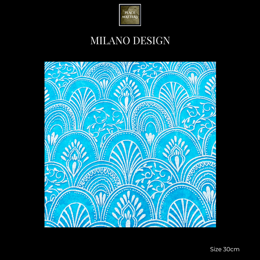 Teal Placemats (Milano) Pack of 20 (Square) - Place Matters