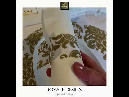 Gold Placemats Round (Pack 25)