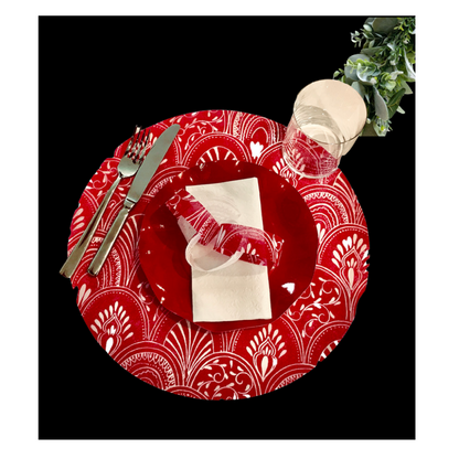 Red Placemats (Milano Design) (Pack 25)